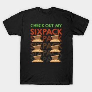 Check Out My Six Pack Pizza Gift Pizza Lovers Gift T-Shirt